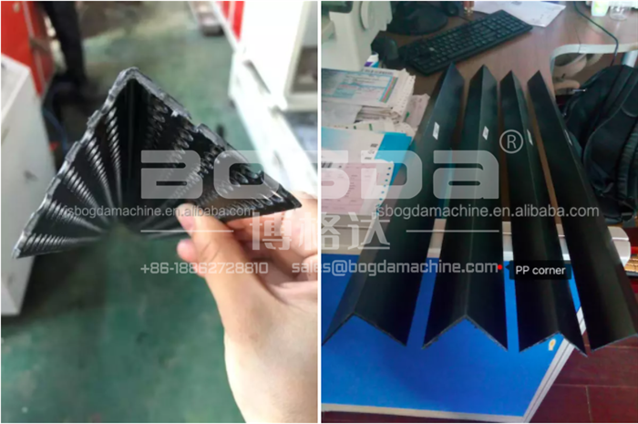 4 Cavities SJ65 Single Screw Extruder PP PE PVC Plastic Angle Corner Bead Protective Profiles Production Line