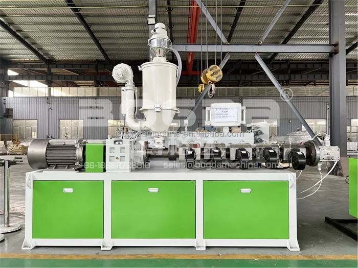 4 Cavities SJ65 Single Screw Extruder PP PE PVC Plastic Angle Corner Bead Protective Profiles Production Line