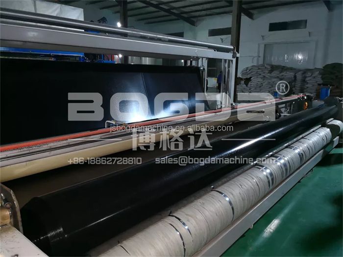 BOGDA PE Polyethylene Waterproof Geomembrane Roll Extrusion Production Line Extruder Machine For Geosynthetic