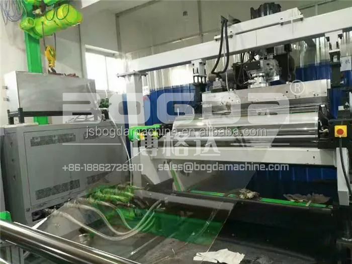 BOGDA Acrylic PC PMMA Sheet Board Extrusion Line For Public Facilities Decoration