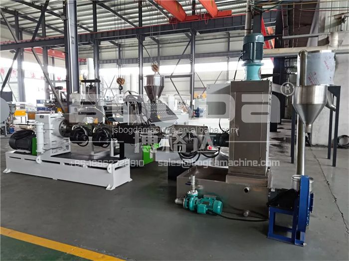 BOGDA HDPE Plastic Raw Material Granules Pelletizing Making Machine For Plastic Economic