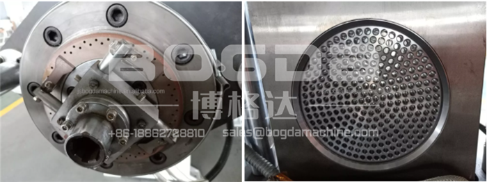 BOGDA HDPE Plastic Raw Material Granules Pelletizing Making Machine For Plastic Economic