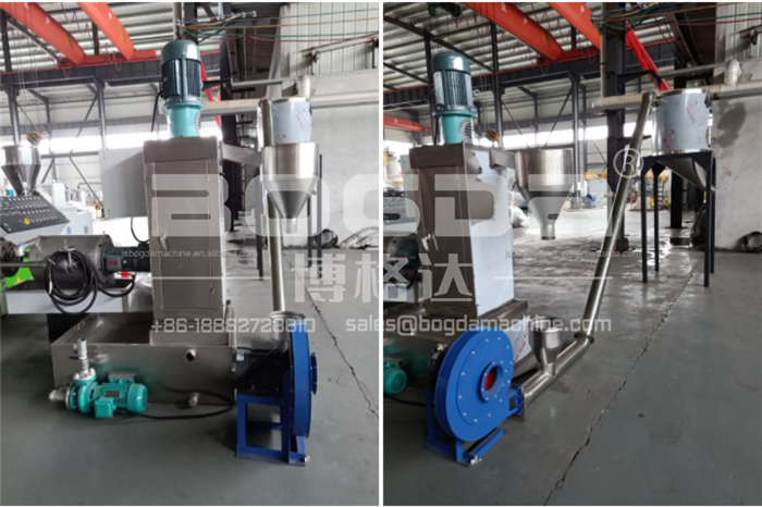 BOGDA HDPE Plastic Raw Material Granules Pelletizing Making Machine For Plastic Economic