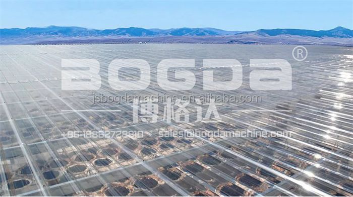 BOGDA PP Hollow Grid Corrugated Sheet Profile Extrusion Machine Production Line