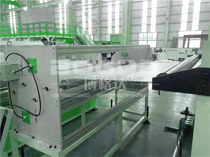 BOGDA Luggage Trolley Case PP PC ABS Plastic Enclosure Extrusion Line Extruder Machine For Sheets