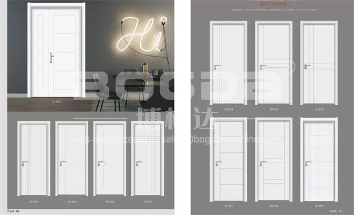 WPC PVC Foam Solid Door Board Panel Extrusion Making Machine Production