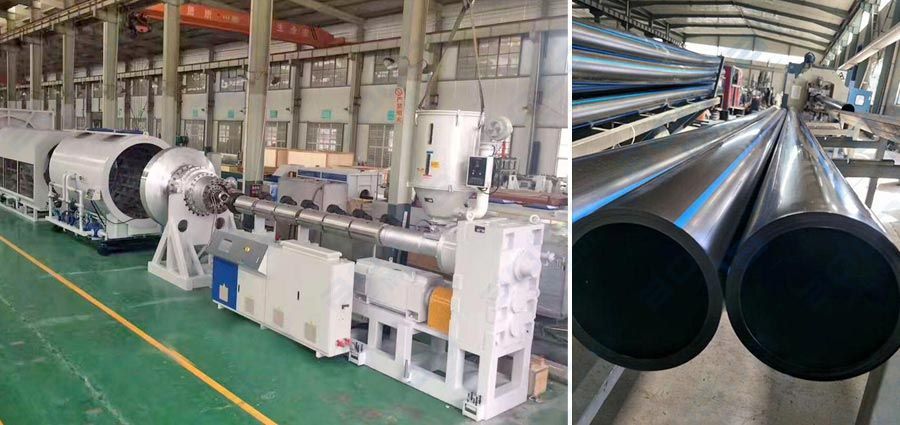 Large Diameter PE HDPE Pipe Making Machine