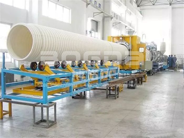 HDPE double layer corrugated pipe extrusion line plastic pipe making machine PVC pipe machine