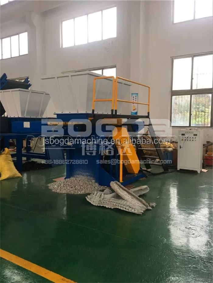 Large scale ingots pipes industrial shredders for sale