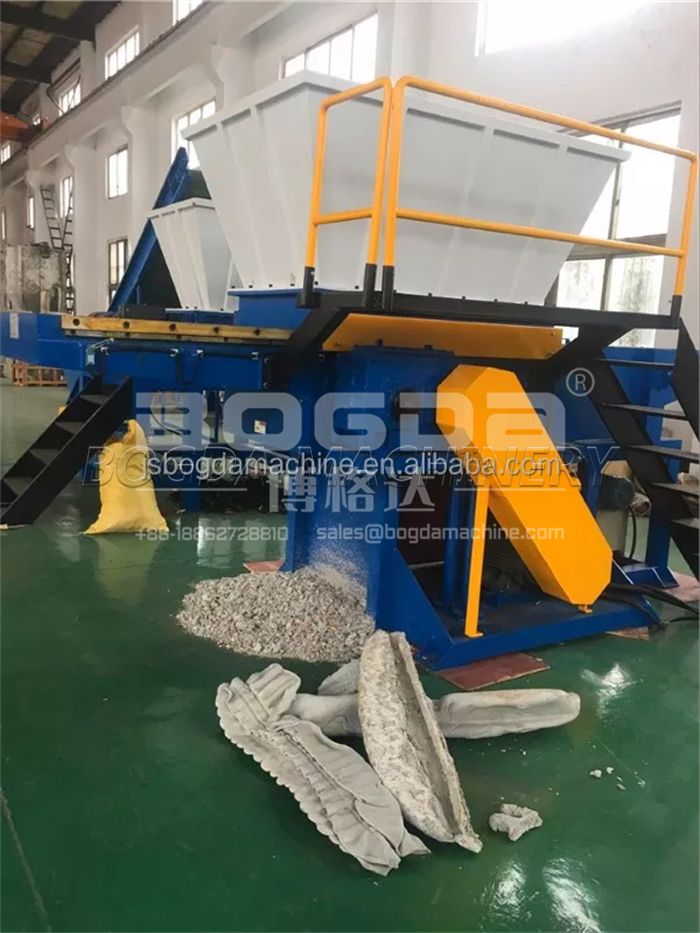 Large scale ingots pipes industrial shredders for sale