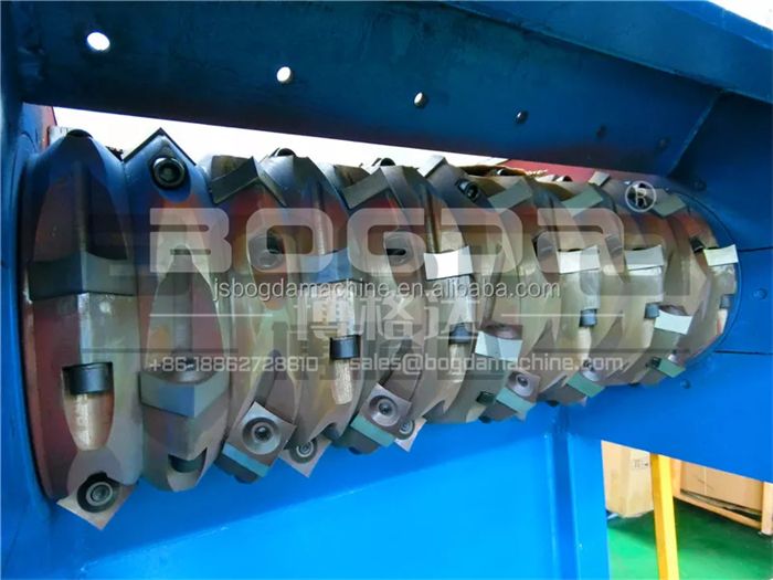 Large scale ingots pipes industrial shredders for sale