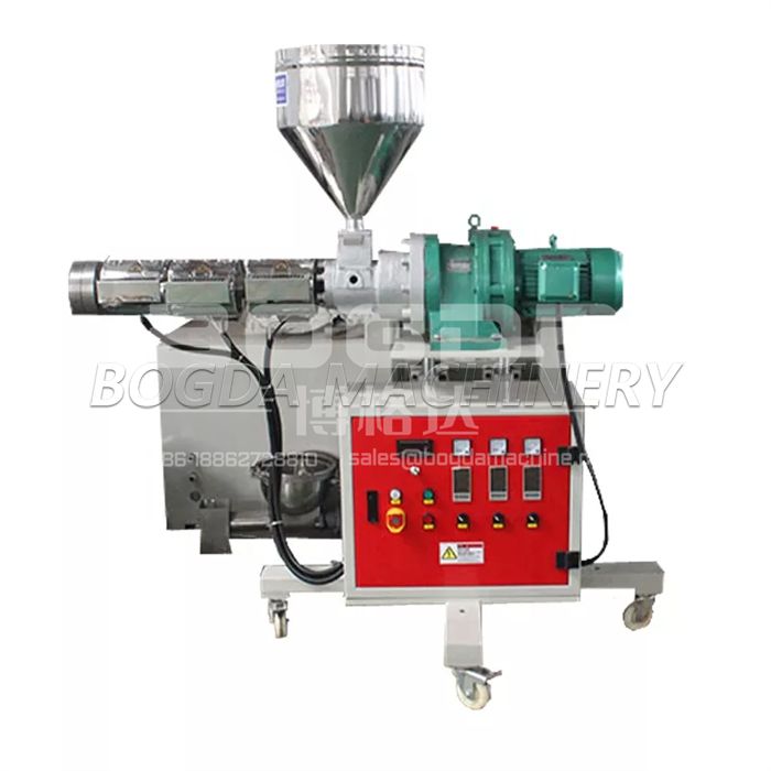 small single screw extruder SJ25 co-extruder for extruding the colour marking