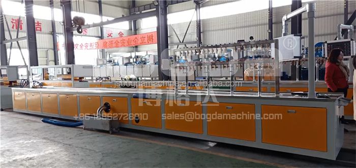 Wood Melamine Paper Composite Solid Wood Door Profile WPC Door Frame Jamb Extrusion Machine