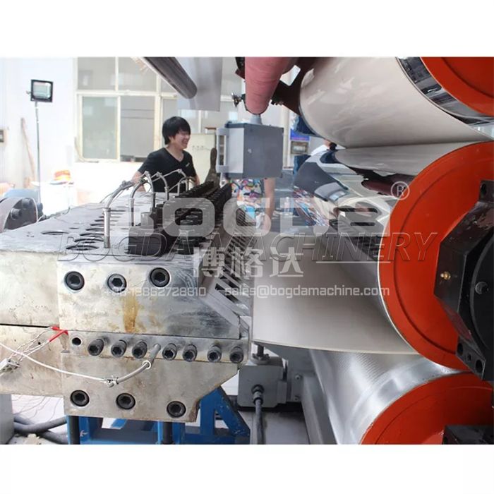 PVC artificial marble panel production line plastic sheet making machine