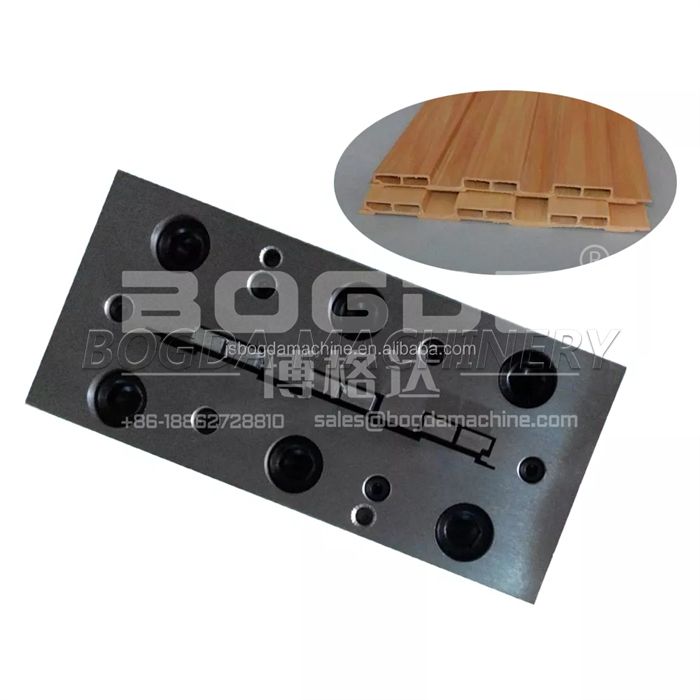 Plastic Wooden Composite Ceiling Profiles PVC WPC Hollow Cladding Wall Panel Extrusion Mould