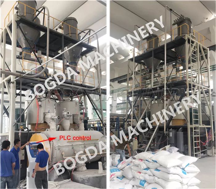 PVC Auto Feeding Weighing Mixing PVC Compounds Weighing Dosing Conveying System