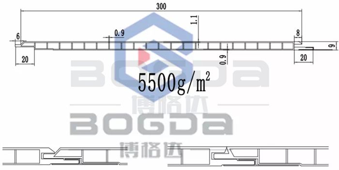 Making PVC Ceiling Panel Extrusion Mould Die for 100mm-600mm