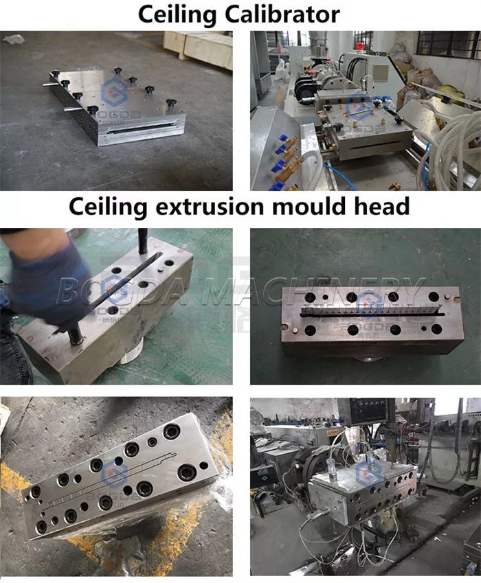 Making PVC Ceiling Panel Extrusion Mould Die for 100mm-600mm