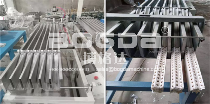 BOGDA Automatic Counting Machine For Plastic Profiles PVC Corner Bead Extrusion Line