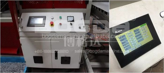 White color plastic cable duct PVC wire duct PVC trunking punching machine