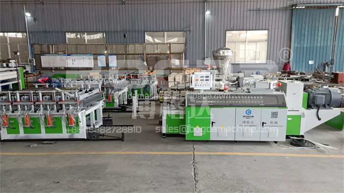 BOGDA 80 156 Double Screw PVC Pipe PVC Sheet WPC Board Plastic Extruder Machine With Melt Pressure Sensor