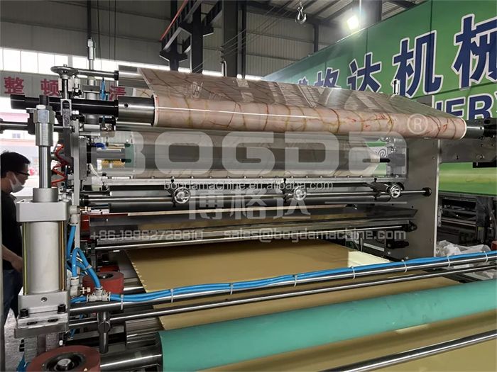 BOGDA Double Sides Online Lamination Machine For Plastic PVC Foam Board