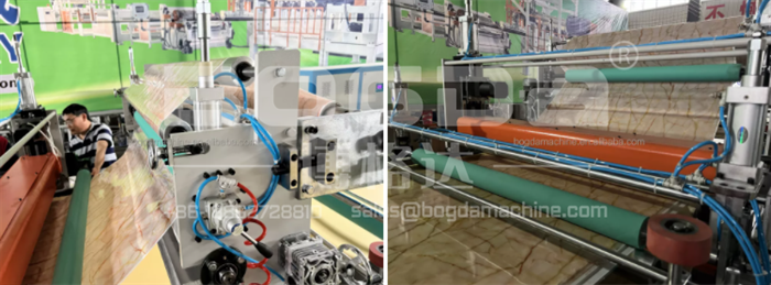 BOGDA Double Sides Online Lamination Machine For Plastic PVC Foam Board