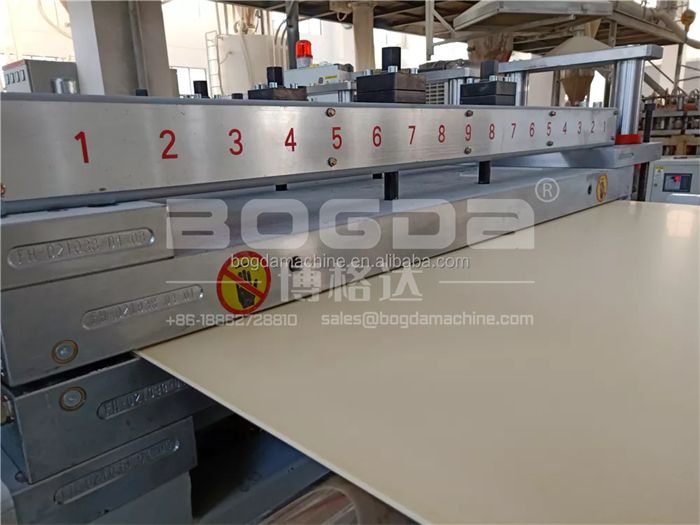 Countertop High Density Laminated Artificial Marble PVC Celuka Foam Board Production Line