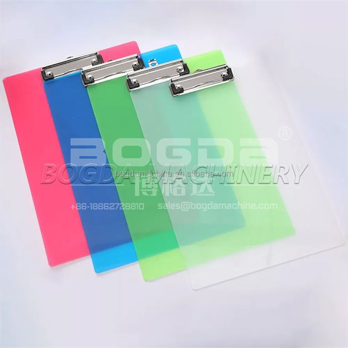 BOGDA Blister Plastic Sheet Extruder Transparent PVC Rigid Film Production Line Stationery Card PVC Thin Plate Making Machine