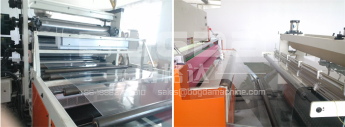 BOGDA Blister Plastic Sheet Extruder Transparent PVC Rigid Film Production Line Stationery Card PVC Thin Plate Making Machine