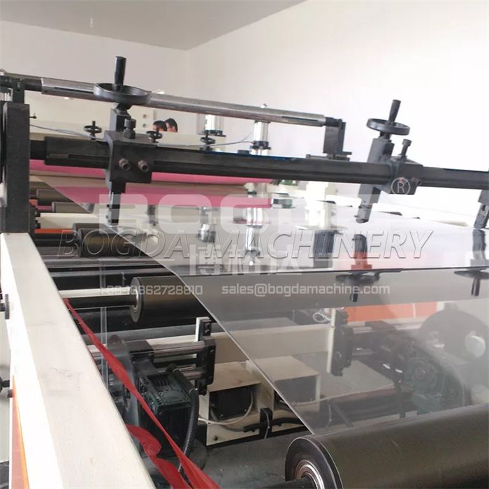 BOGDA Blister Plastic Sheet Extruder Transparent PVC Rigid Film Production Line Stationery Card PVC Thin Plate Making Machine