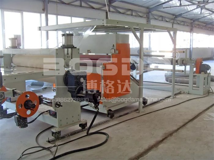 BOGDA Blister Plastic Sheet Extruder Transparent PVC Rigid Film Production Line Stationery Card PVC Thin Plate Making Machine