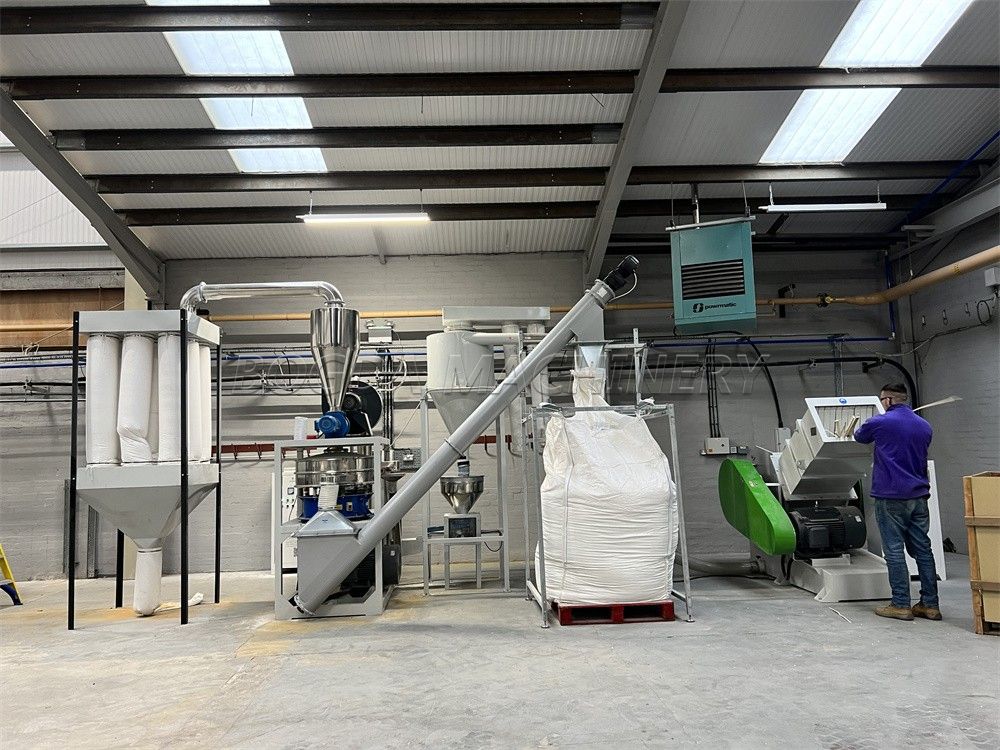 BOGDA Crusher and Pulverizer For Recycling In UK Client Factory !